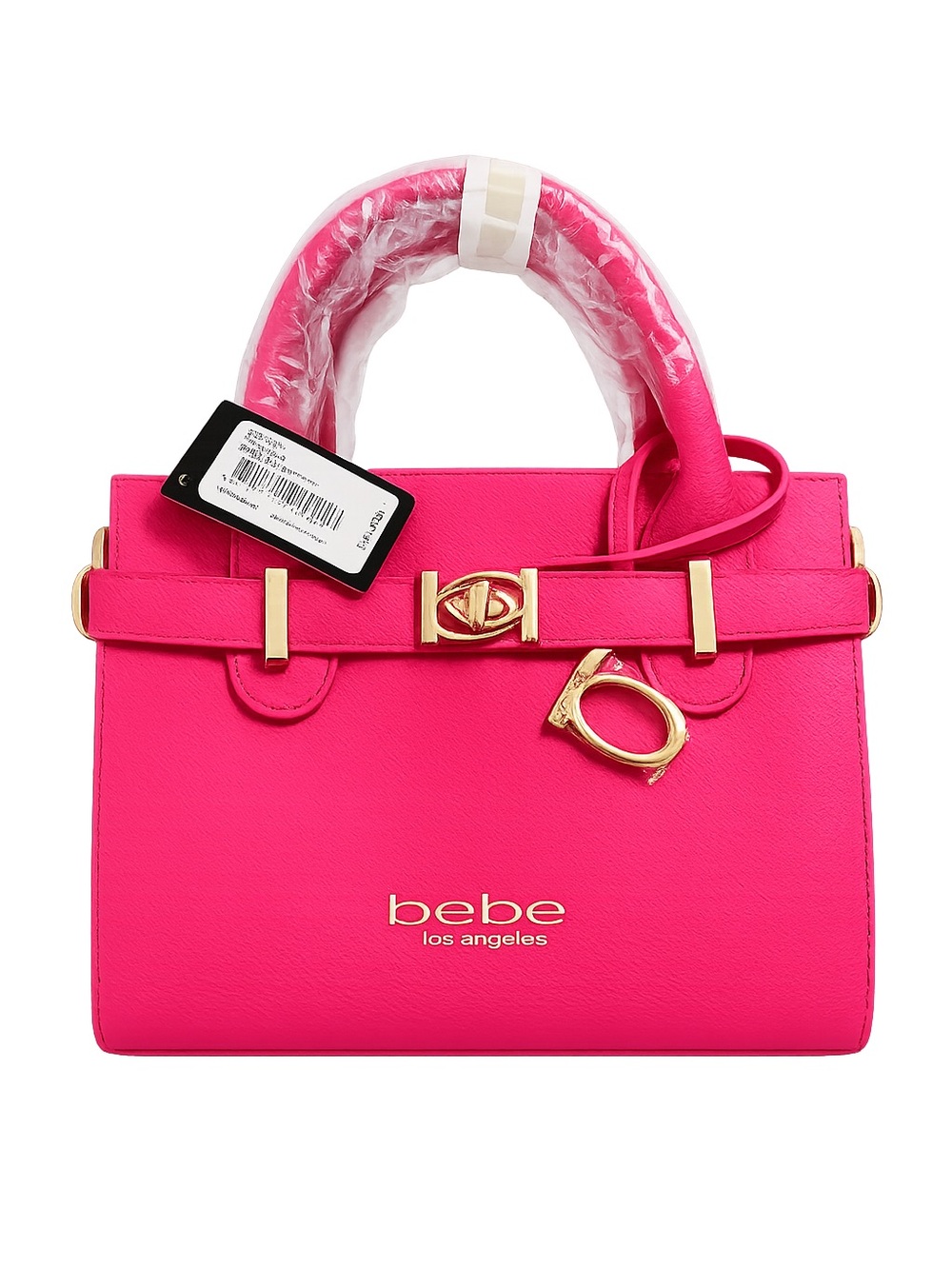 Bebe Evie Small Satchel Orchid Pink Top Handle Bag NWT